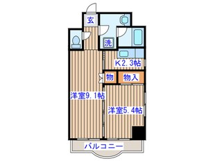 ベルメゾンの物件間取画像